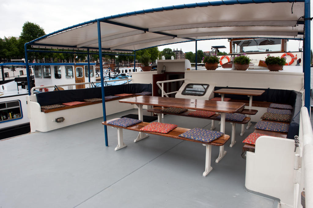 Hotelboat Sarah Amsterdam Bagian luar foto